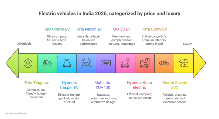 Best Electric Vehicles in India 2026: Top Rated EVs